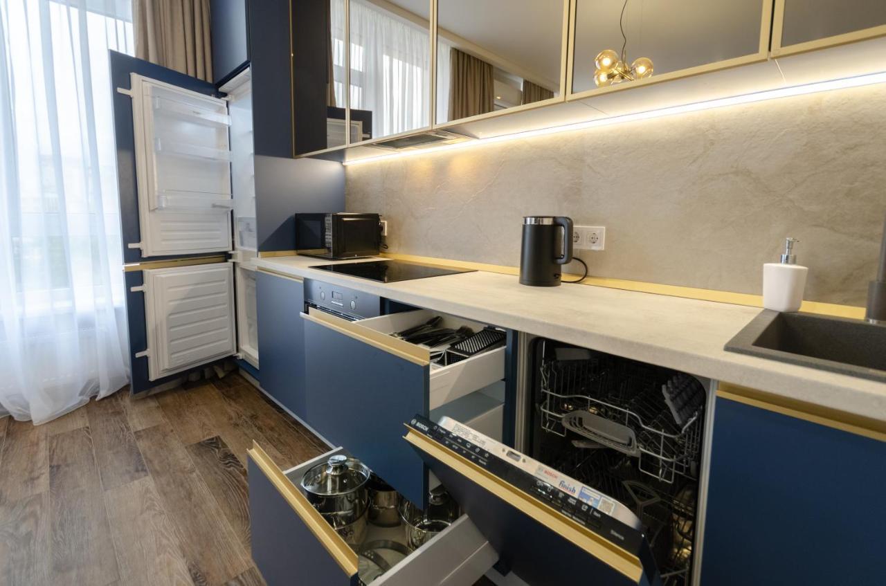 קייב Petrovdom Ж38 In Luxury Apartments At 68 Zhylyanska Street,38 Perlyna מראה חיצוני תמונה