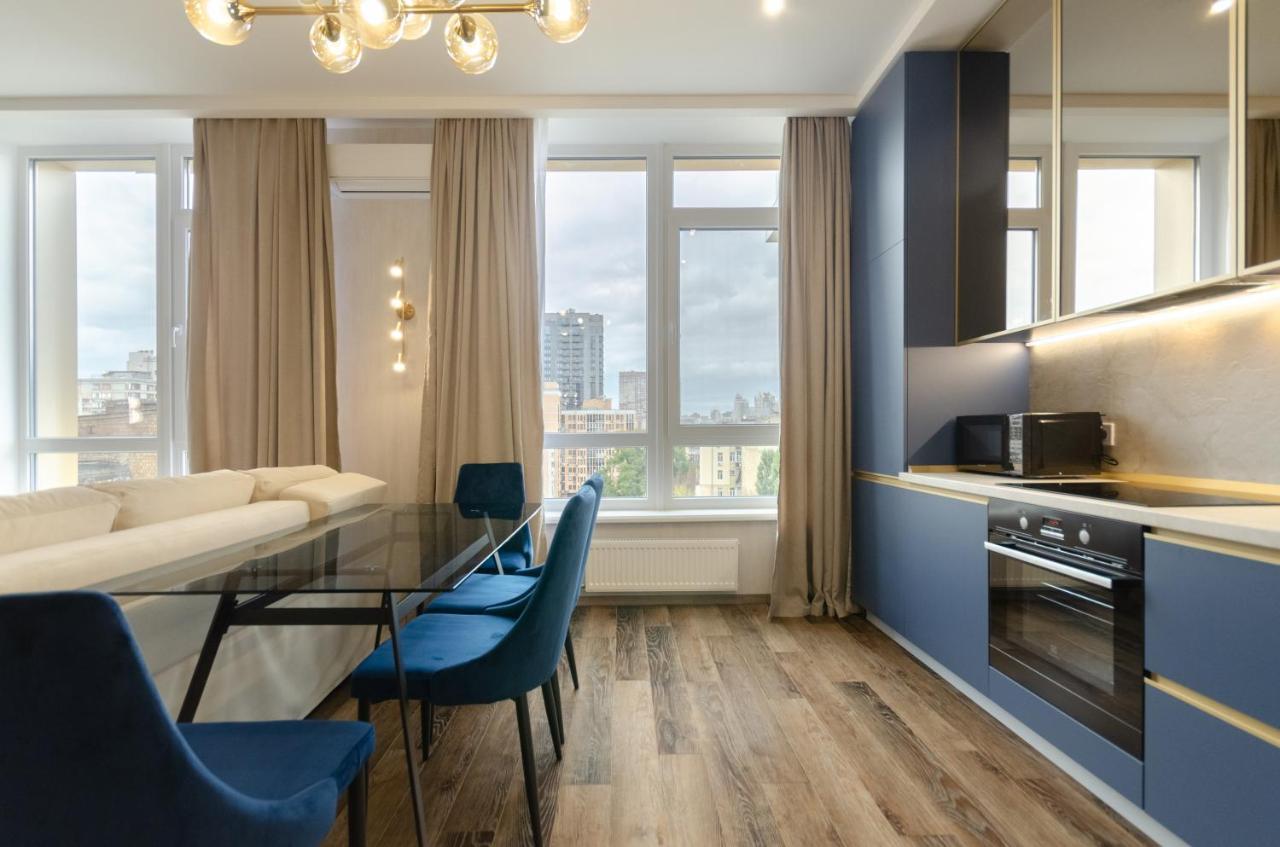 קייב Petrovdom Ж38 In Luxury Apartments At 68 Zhylyanska Street,38 Perlyna מראה חיצוני תמונה