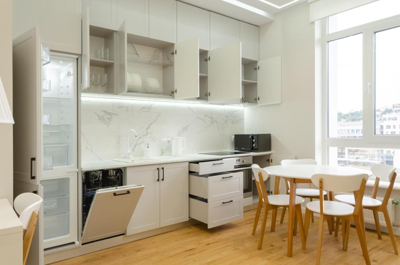 קייב Petrovdom Ж38 In Luxury Apartments At 68 Zhylyanska Street,38 Perlyna מראה חיצוני תמונה