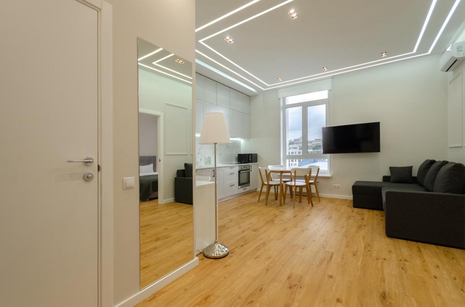 קייב Petrovdom Ж38 In Luxury Apartments At 68 Zhylyanska Street,38 Perlyna מראה חיצוני תמונה